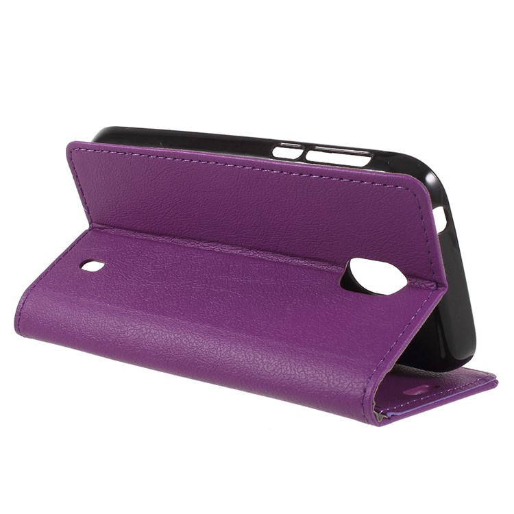 PU Leather Stand Wallet Phone Magnetic Folio Cover for Nokia 1 - Purple-5