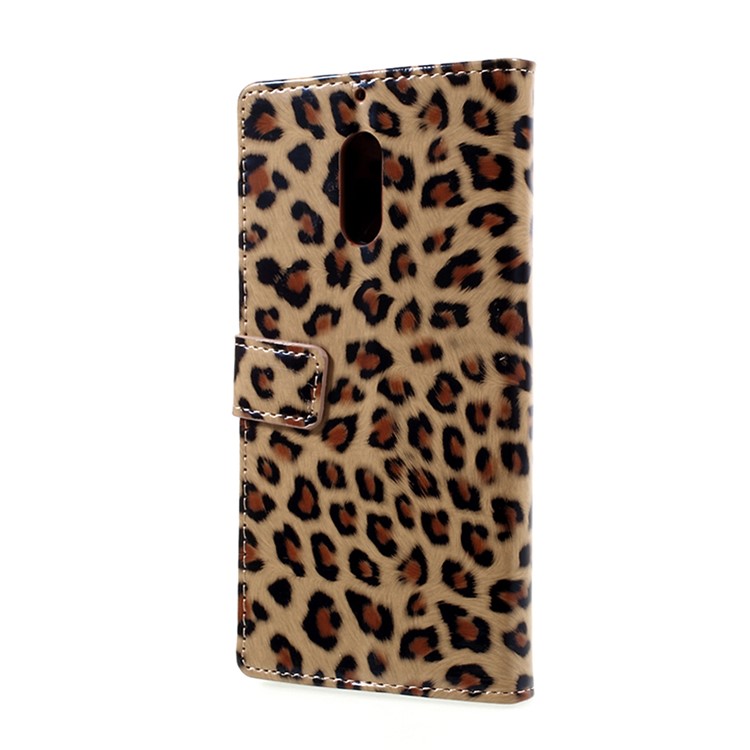For Nokia 6 Leopard Pattern PU Leather Wallet Case with Stand-2