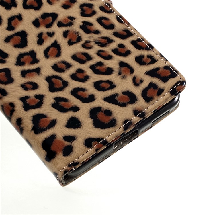For Nokia 6 Leopard Pattern PU Leather Wallet Case with Stand-7