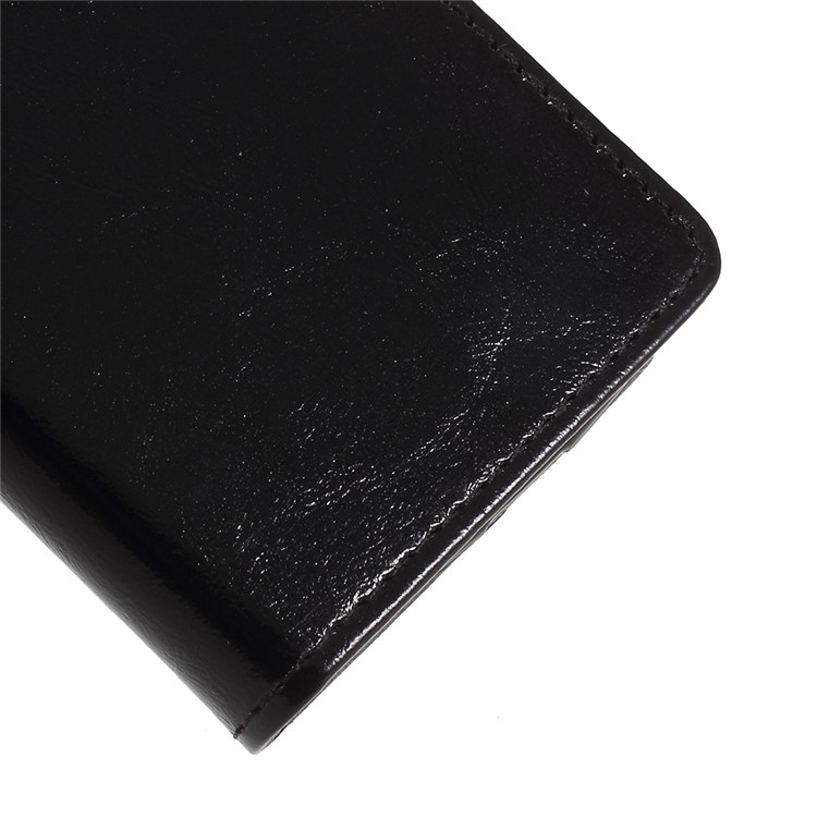 Crazy Horse Wallet Leather Stand Case for Nokia 1 - Black-6