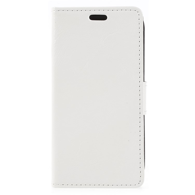 Crazy Horse Wallet Leather Stand Cover for Nokia 1 - White-1