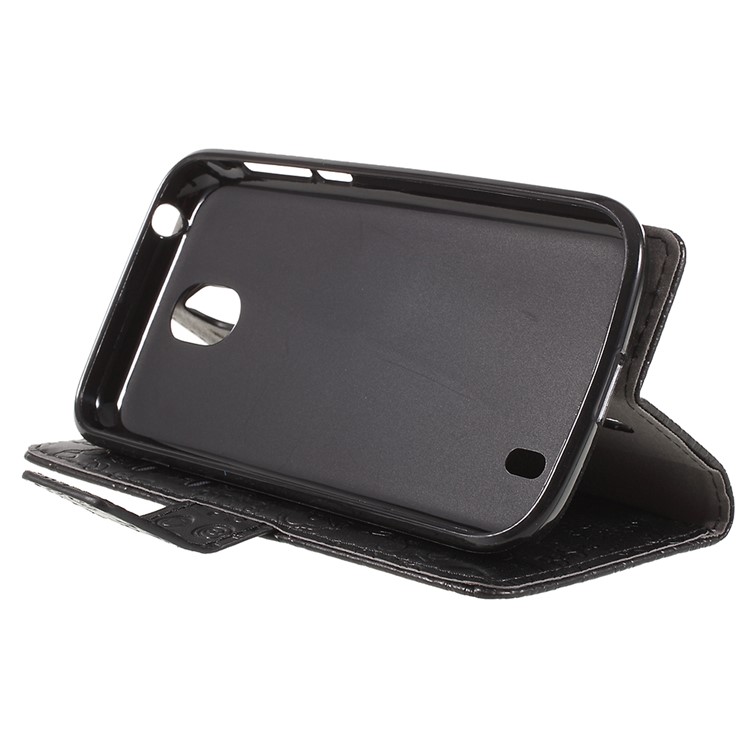 Cartoon Graffiti PU Leather Wallet Stand Mobile Phone Case for Nokia 1 - Black-4