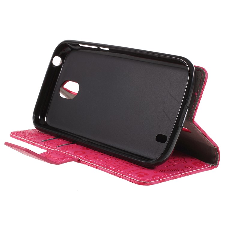 Cartoon Graffiti Stand Wallet Leather Phone Case Accessory for Nokia 1 - Rose-4