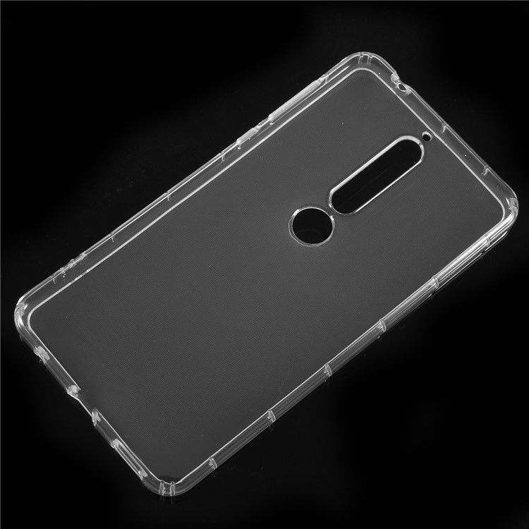 Drop-proof Clear TPU Phone Cover for Nokia 8 - Transparent-1