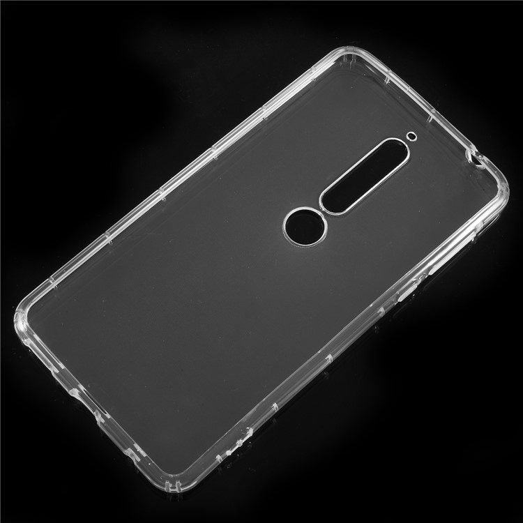 Drop-proof Clear TPU Phone Cover for Nokia 8 - Transparent-2