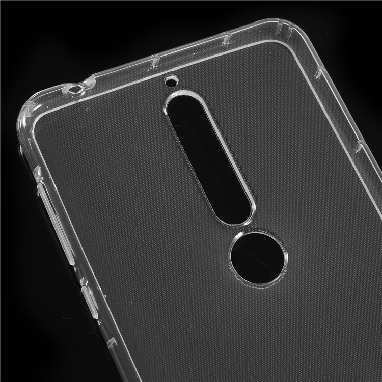Drop-proof Clear TPU Phone Cover for Nokia 8 - Transparent-3