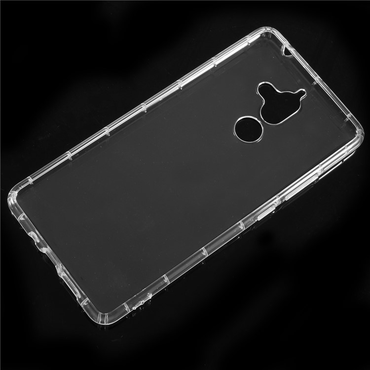 Clear TPU Soft Mobile Phone Shell Cover for Nokia 7 plus-2