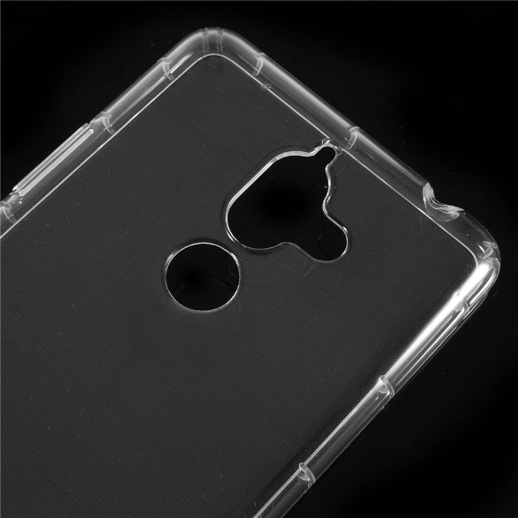 Clear TPU Soft Mobile Phone Shell Cover for Nokia 7 plus-3