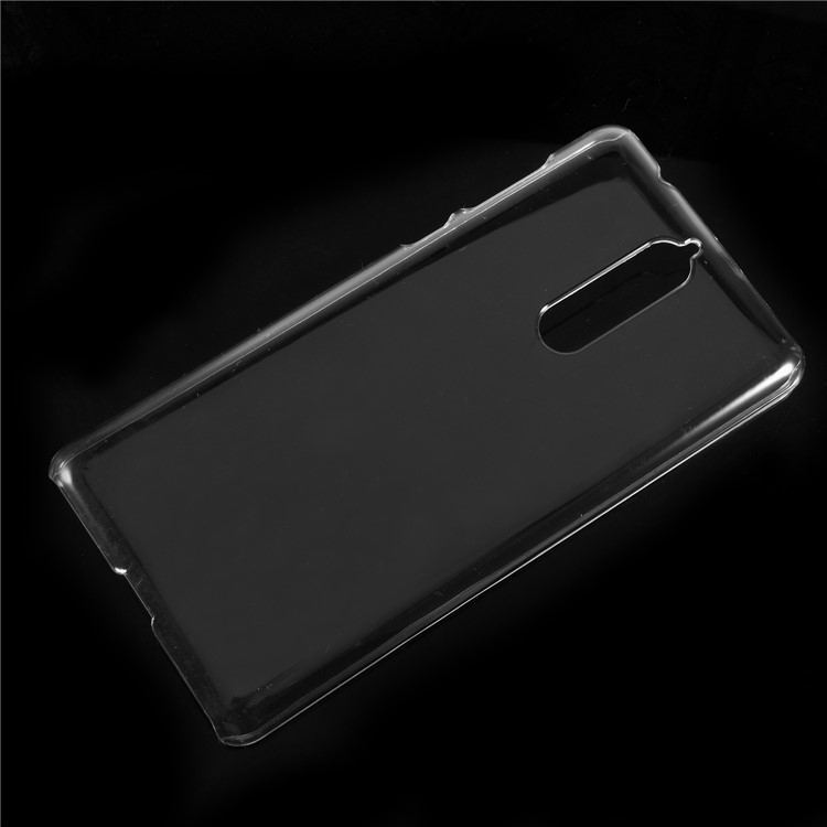 100Pcs/Lot Hard Plastic Transparent Mobile Phone Lightweight Cases for Nokia 8-1