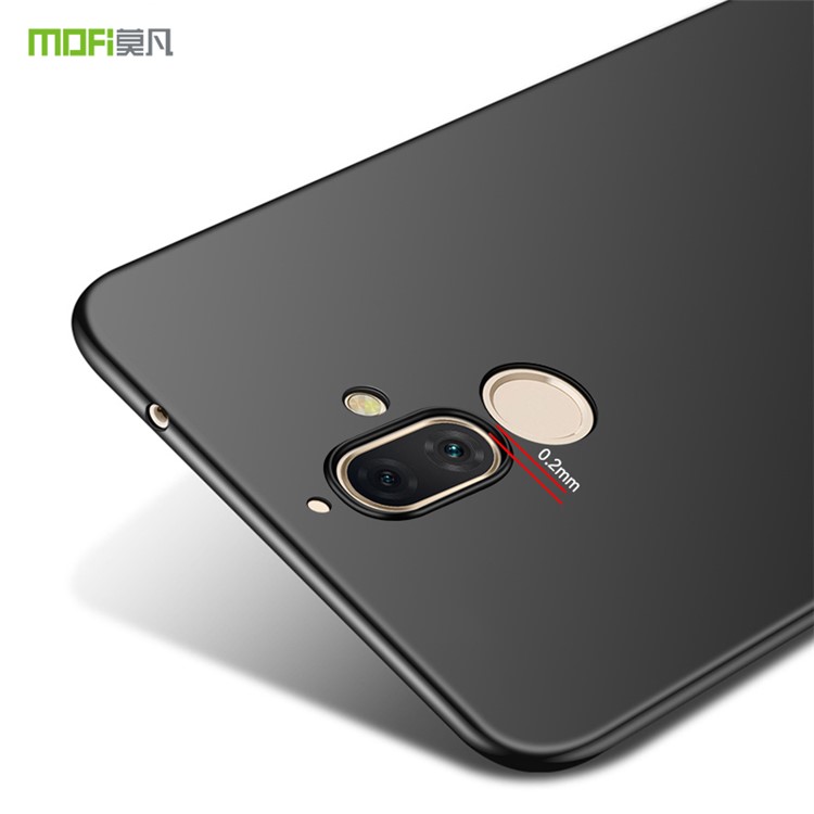 MOFI Shield Slim Frosted Hard Plastic Case for Nokia 7 plus - Black-2