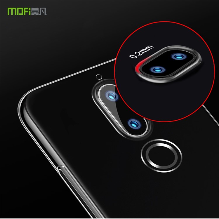 MOFI Yin Series Ultra Thin Clear Soft TPU Case for Nokia 7 plus - Transparent-5