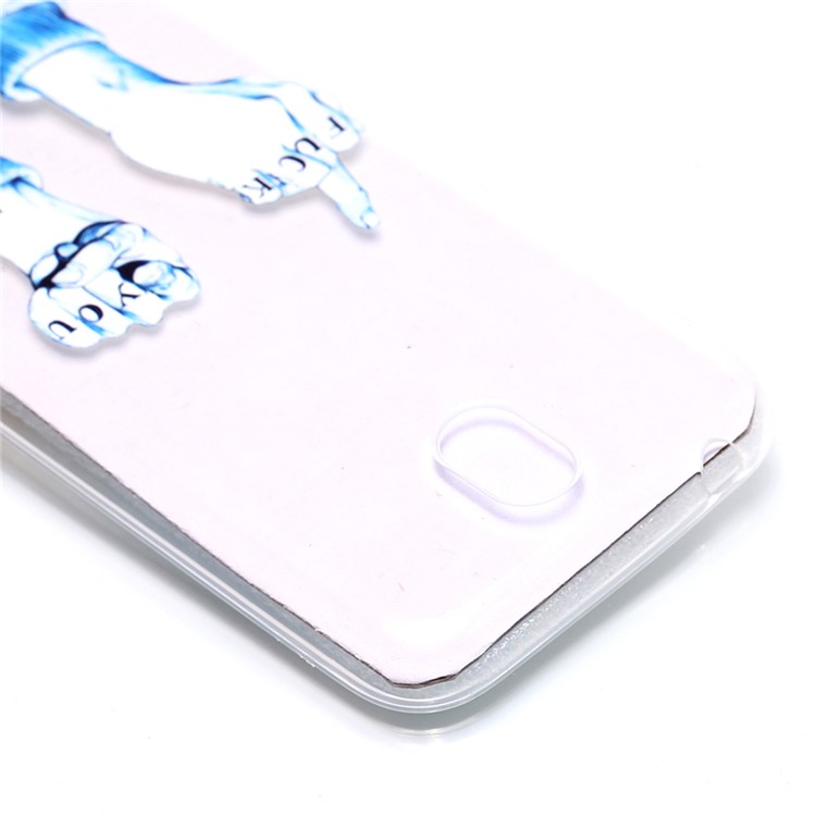 Pattern Printing TPU Shell Cover Case for Nokia 1 - FUCK Pattern-4