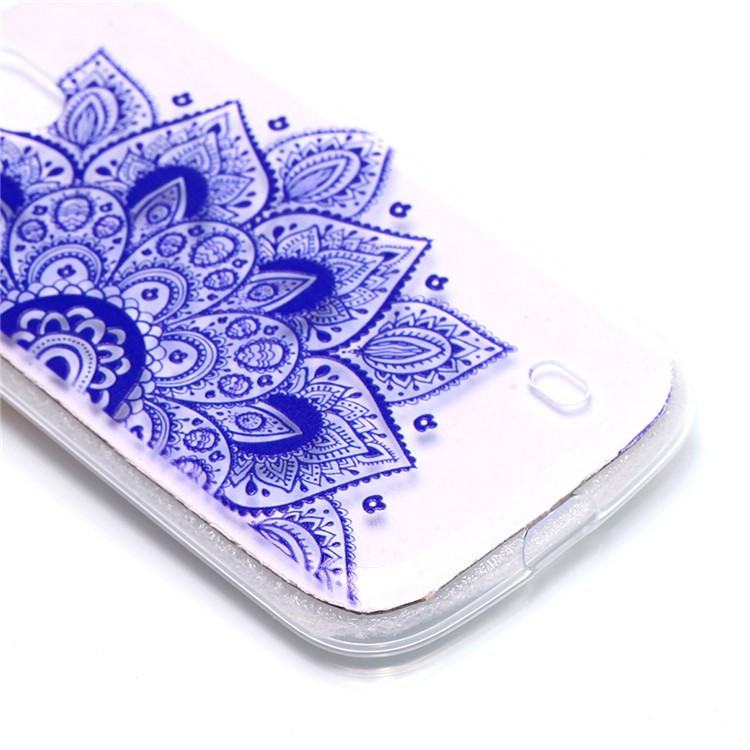 Pattern Printing TPU Protection Case for Nokia 1 - Purple Flowers-3