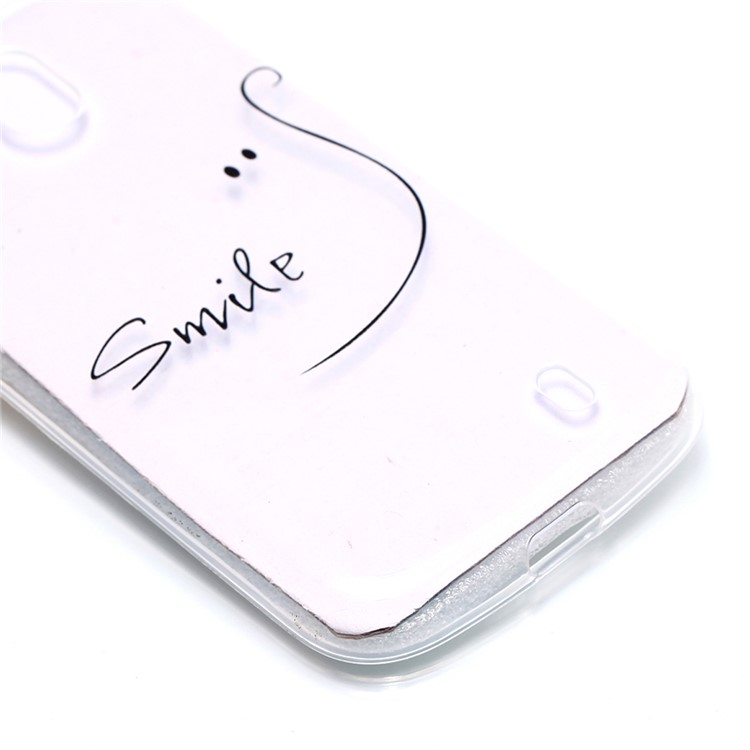Pattern Printing TPU Phone Shell Case for Nokia 1 - SMILE Pattern-3