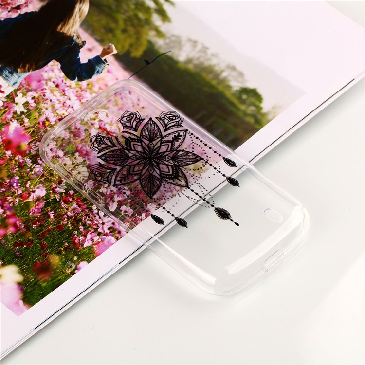 Pattern Printing TPU Case Cover Shell for Nokia 1 - Flower Pattern-5