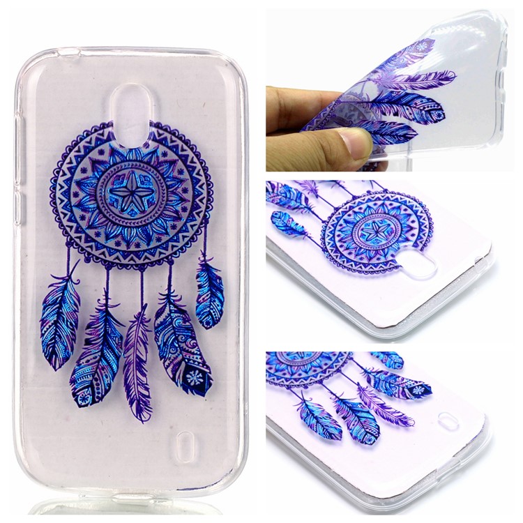 Pattern Printing TPU Protection Shell Case for Nokia 1 - Dream Catcher-1