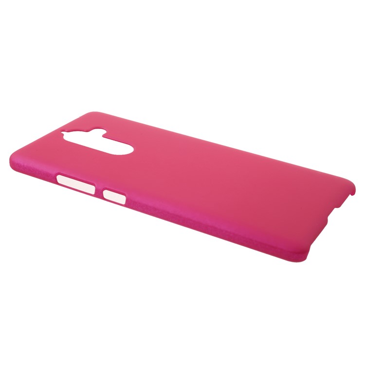 For Nokia 7 plus Rubberized PC Hard Mobile Cover Case - Rose-2