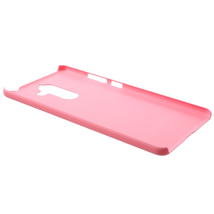 For Nokia 7 plus Rubberized PC Hard Protective Back Case - Pink-3