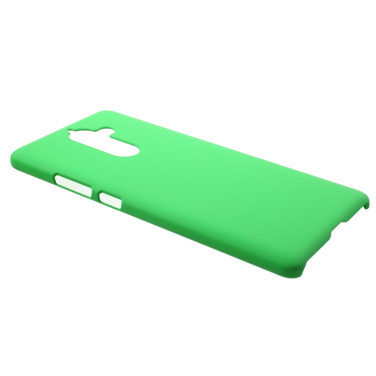 For Nokia 7 plus Rubberized PC Hard Phone Case Shell - Green-2