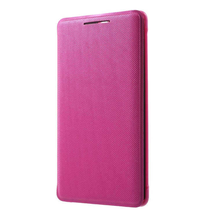 For Nokia 8 Sirocco Cloth Texture Card Holder PU Leather Mobile Phone Casing - Rose-3