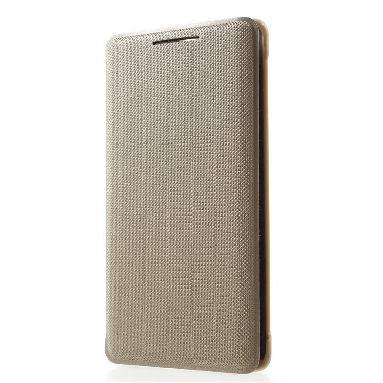 For Nokia 8 Sirocco Cloth Texture PU Leather Protection Cover Case Shell - Gold-3