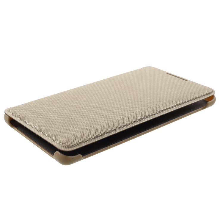 For Nokia 8 Sirocco Cloth Texture PU Leather Protection Cover Case Shell - Gold-4