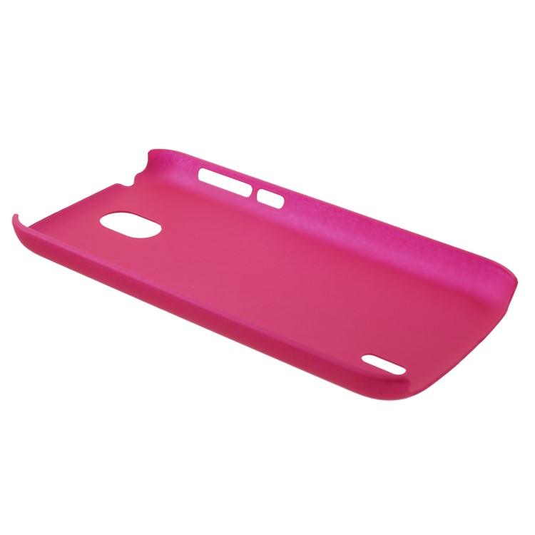 Rubberized PC Hard Phone Ultra-thin Case for Nokia 1 - Rose-3