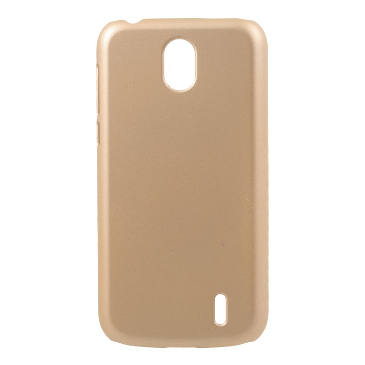 For Nokia 1 Rubberized PC Hard Phone Cover - Gold-1