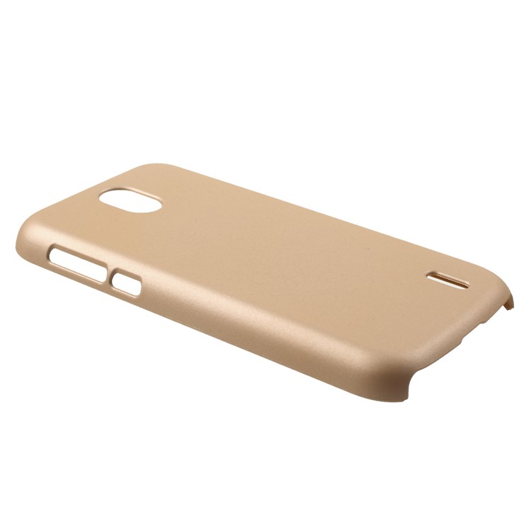 For Nokia 1 Rubberized PC Hard Phone Cover - Gold-2