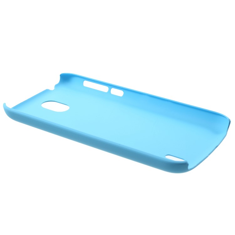 For Nokia 1 Rubberized PC Hard Mobile Phone Case Accessory - Baby Blue-3