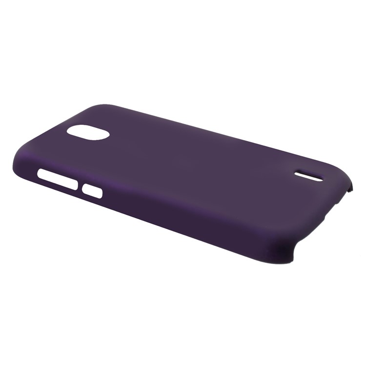 Rubberized PC Hard Featherweight Cellphone Casing for Nokia 1 - Purple-2