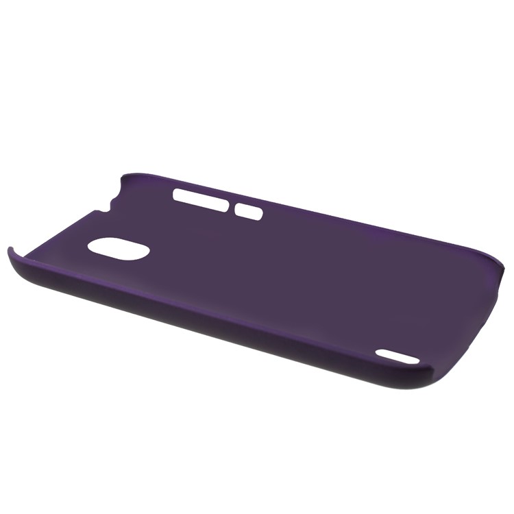Rubberized PC Hard Featherweight Cellphone Casing for Nokia 1 - Purple-3