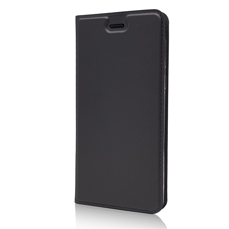 Magnetic Leather Card Holder Stand Case for Nokia 8 - Black-8