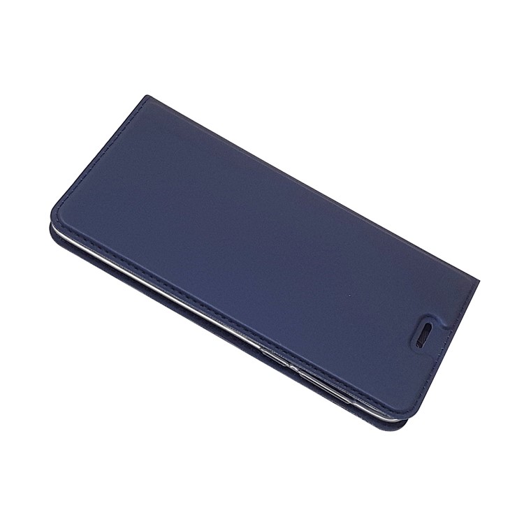 Magnetic Leather Card Holder Protection Phone Cover Shell for Nokia 8 - Dark Blue-3