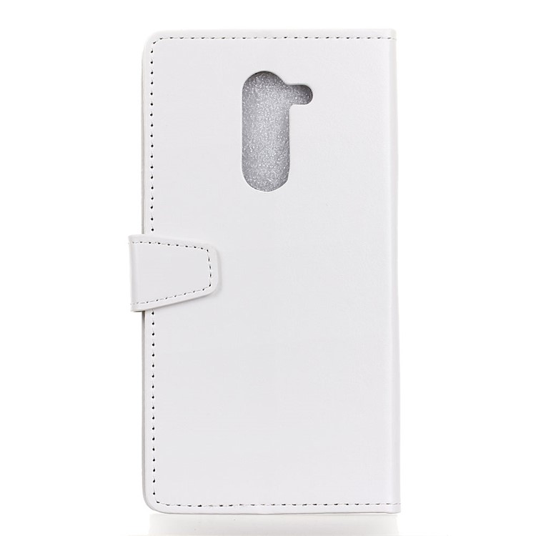Crazy Horse Texture Wallet Stand Leather Cover for Nokia 7 plus - White-3