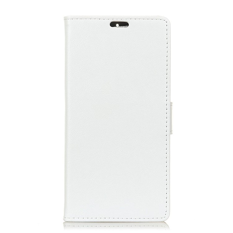 Crazy Horse PU Leather Wallet Mobile Phone Shell for Nokia 7 plus - White-5