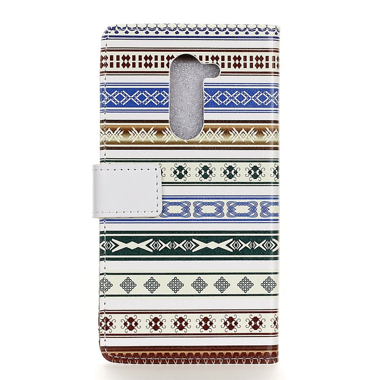 For Nokia 7 plus Patterned PU Leather Wallet Stand Cell Phone Case - Bohemian Pattern-2