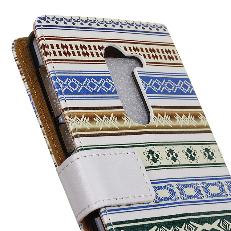 For Nokia 7 plus Patterned PU Leather Wallet Stand Cell Phone Case - Bohemian Pattern-3