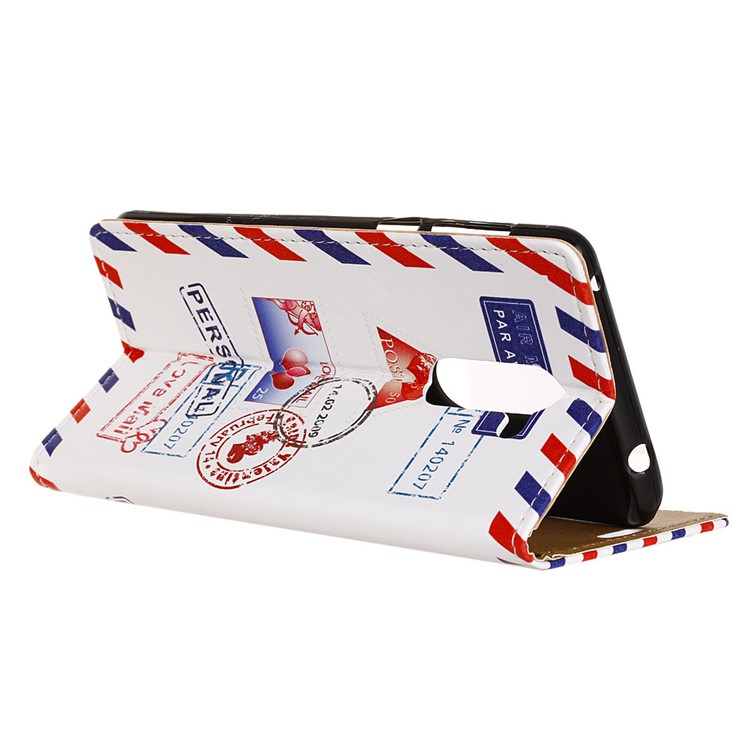 For Nokia 7 plus Patterned PU Leather Wallet Stand Protective Case - Personal Love Mail-4