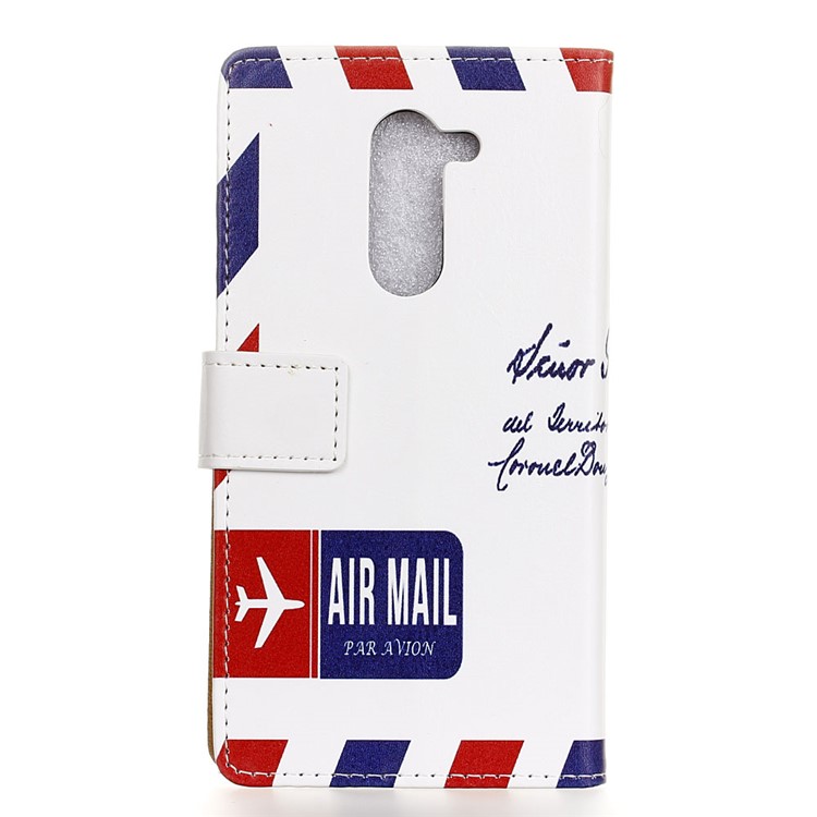 For Nokia 7 plus Patterned PU Leather Wallet Stand Phone Flip Casing - Retro Envelope-2