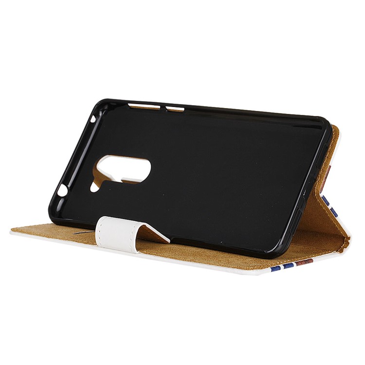 For Nokia 7 plus Patterned PU Leather Wallet Stand Phone Flip Casing - Retro Envelope-6