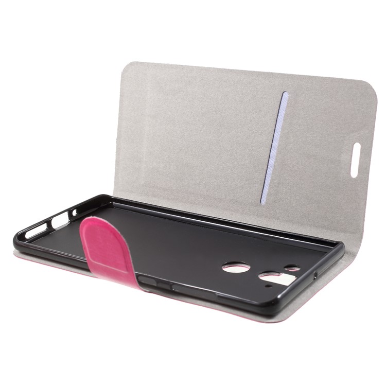 Crazy Horse PU Leather Card Holder Phone Case for Nokia 8 Sirocco - Rose-5