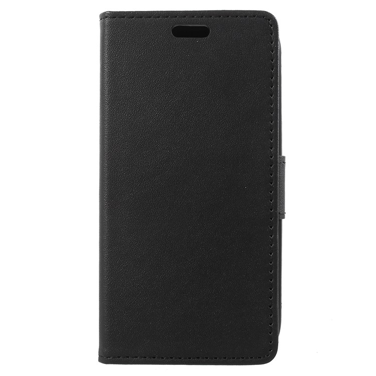 PU Leather Flip Magnetic Wallet Cover for Nokia 1 - Black-2