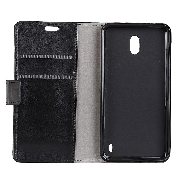 Pattern Printing Leather Wallet Case for Nokia 1 - Wolf Pattern-5