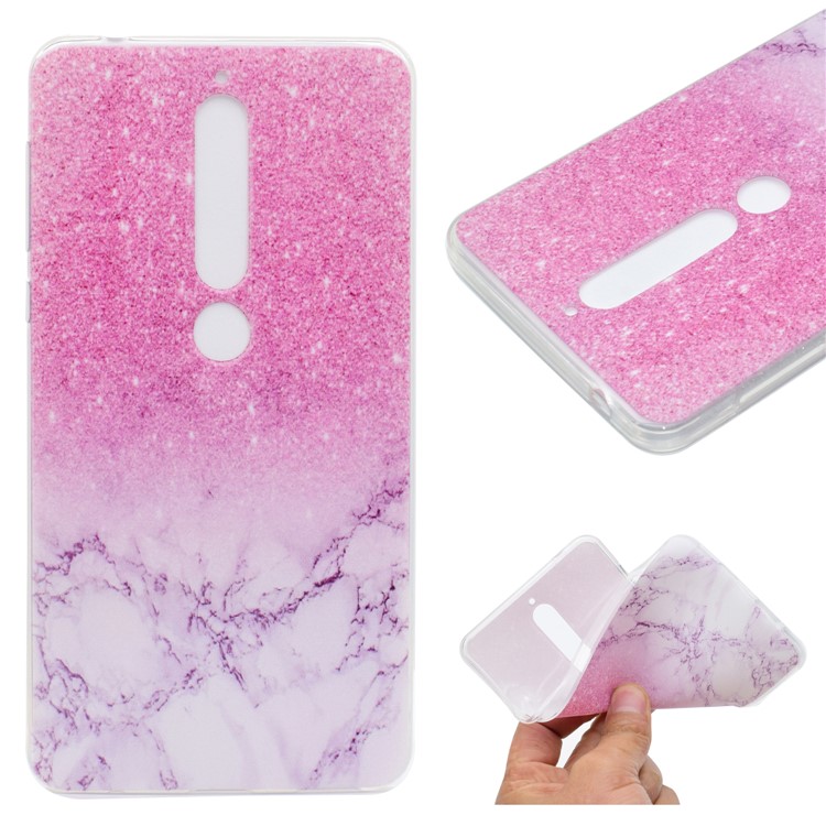 Pattern Printing TPU Shell Case for Nokia 6 (2018) - Colorized Pattern-1
