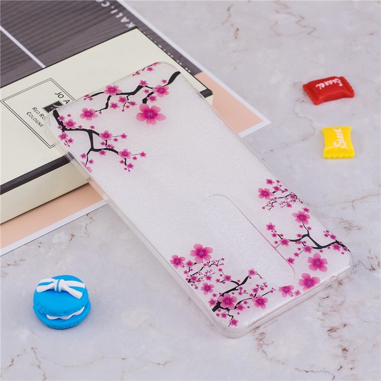 IMD Patterned Soft TPU Shell for Nokia 6 (2018) - Plum Blossom-5