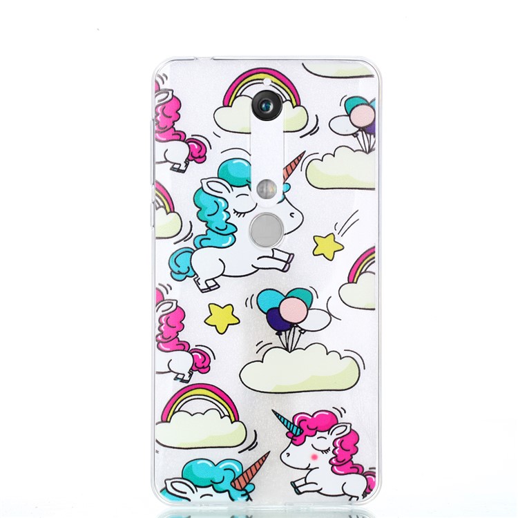 Pattern Printing Soft TPU Phone Case for Nokia 6 (2018) - Unicorns-1