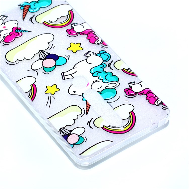 Pattern Printing Soft TPU Phone Case for Nokia 6 (2018) - Unicorns-3