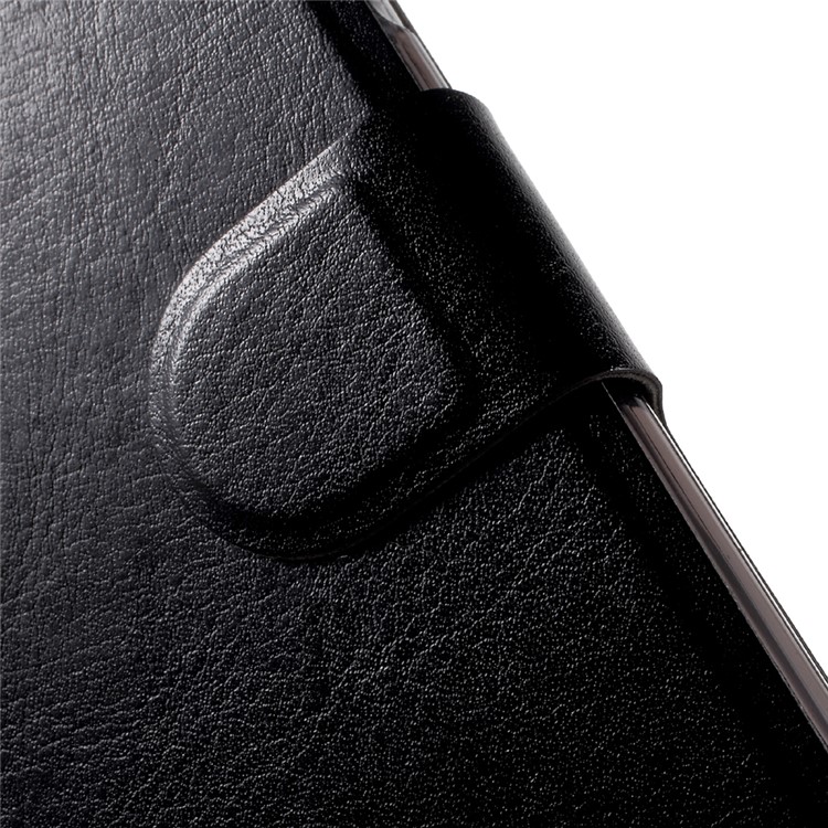 Crazy Horse PU Leather Card Slot Case with Stand for Nokia 3 Built-in Steel Sheet - Black-6