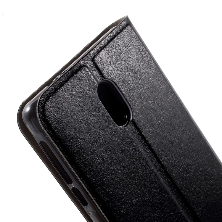 Crazy Horse PU Leather Card Slot Case with Stand for Nokia 3 Built-in Steel Sheet - Black-7